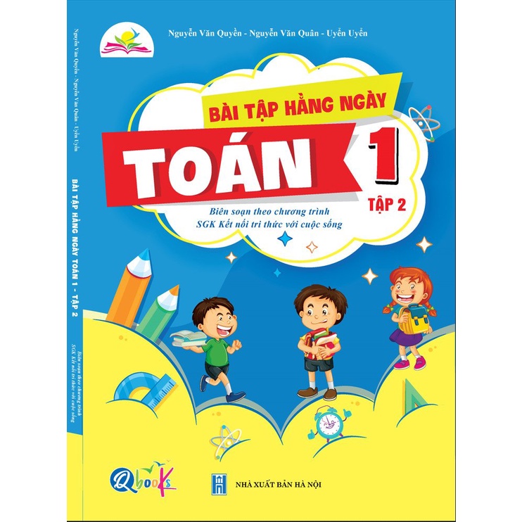 Combo Bài Tập Hằng Ngày Toán Và Tiếng Việt Lớp 1 - Tập 2 - Kết Nối Tri Thức
