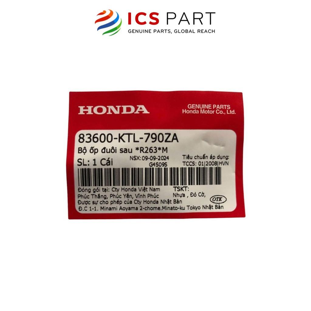 Tấm Nối Đuôi Sau (Mui Rùa) HONDA Wave 100 Đỏ Cờ R263 M (Có Tem) (83600KTL790ZA)