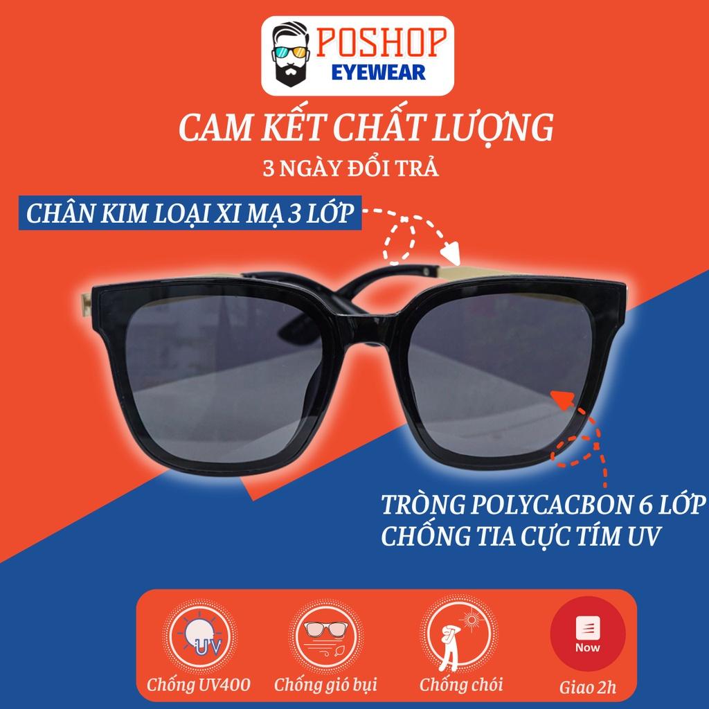 Mắt kính thời trang nữ POSHOP mắt mèo cao cấp chống tia cực tím uv màu sắc tinh tế dễ đeo V35