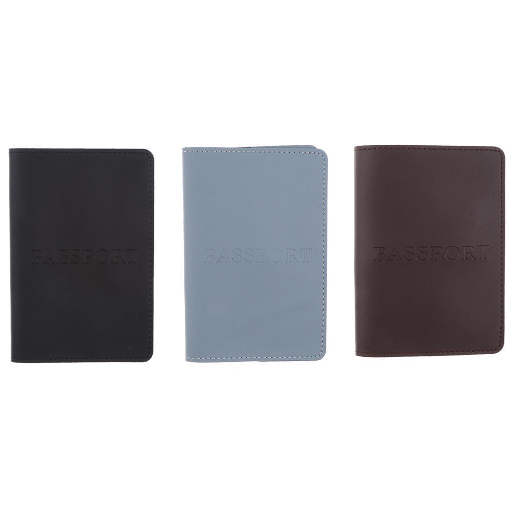 New Travel Leather  Holder Card Case Protector