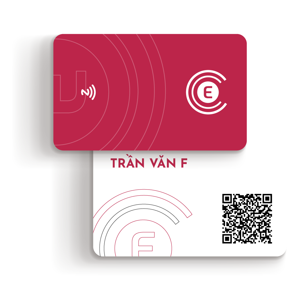 Thẻ cá nhân thông minh cho Huấn Luyện Viên PT, card visit điện tử thông minh, danh thiếp điện tử thông minh