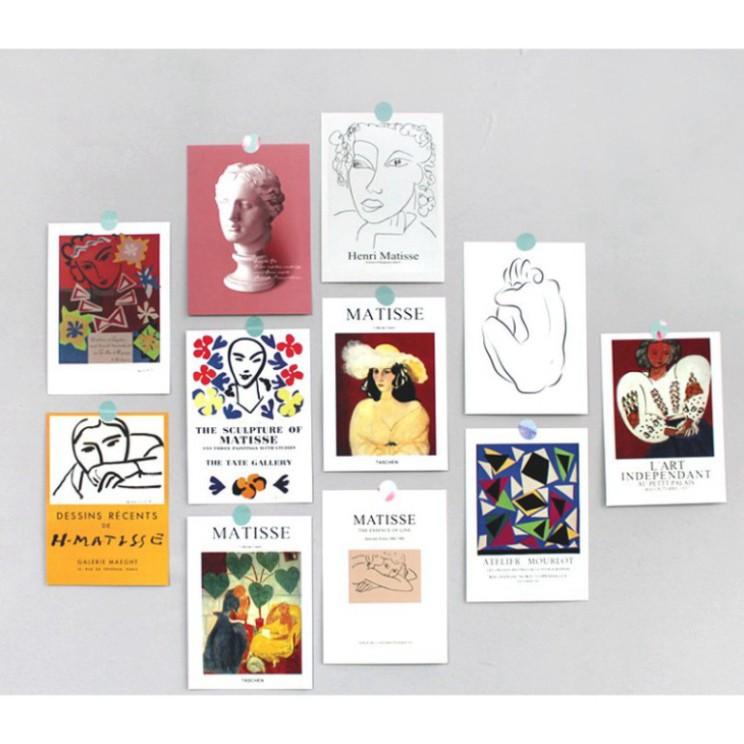 BỘ ẢNH POSTCARD nhiều hình, ảnh giấy trang trí dán tường decor nhà cửa