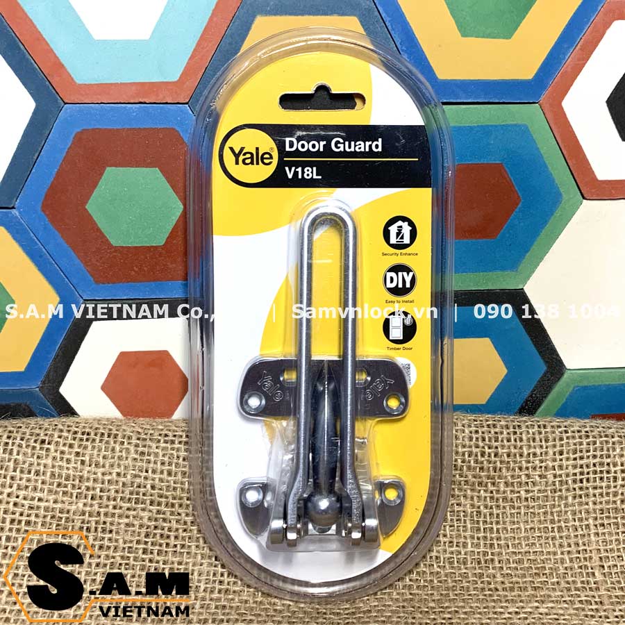Chốt Cửa An Toàn Dạng Gạt Yale V18L US26D / US3 / US11