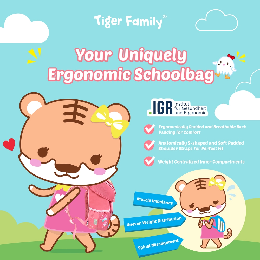 Ba Lô Học Sinh Jolly Series Tiger TGJL-042A - Fresh Kicks