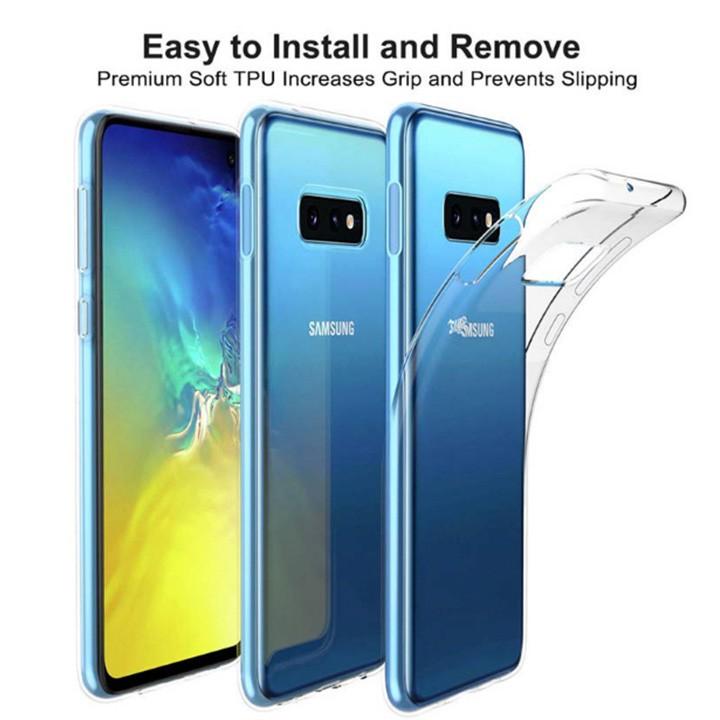Ốp lưng dẻo silicon trong suốt dành cho Samsung S10E