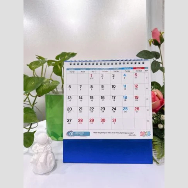 Lịch 2025 - Lịch Bàn - 19 x 22 cm