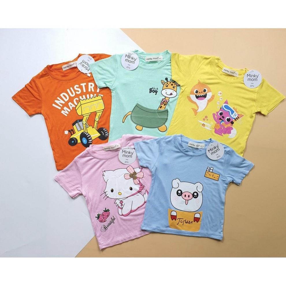 Bộ cộc tay cho bé Bộ cộc tay DISNEY cho bé trai bé gái chất thun lạnh cao cấp siêu mềm siêu mát