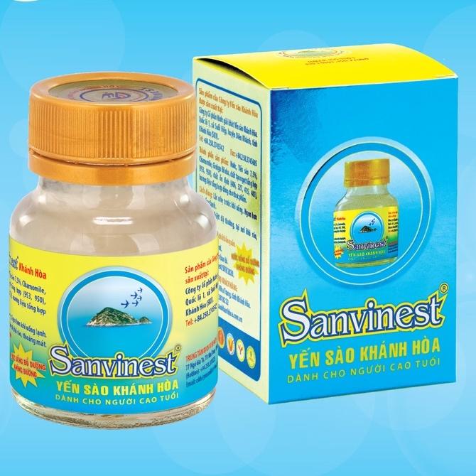 Nước yến sào Sanvinest Khánh Hòa dành cho người cao tuổi đóng lọ 70ml