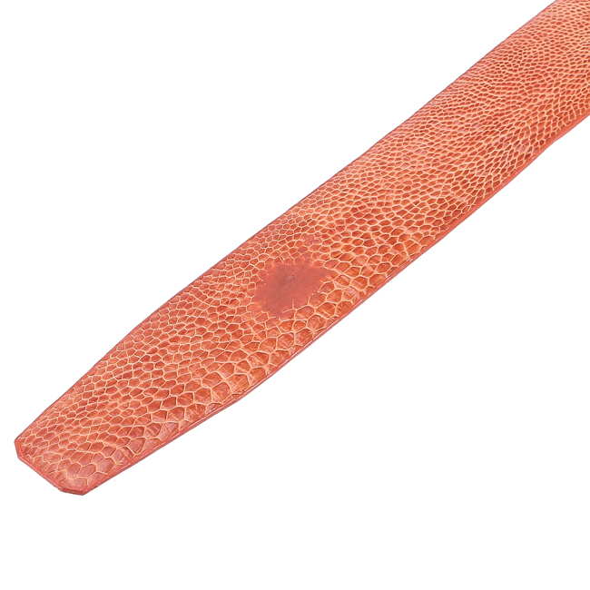 Dây nịt nam da đà điểu màu vàng bò HJ4403-07-19-23-35-40