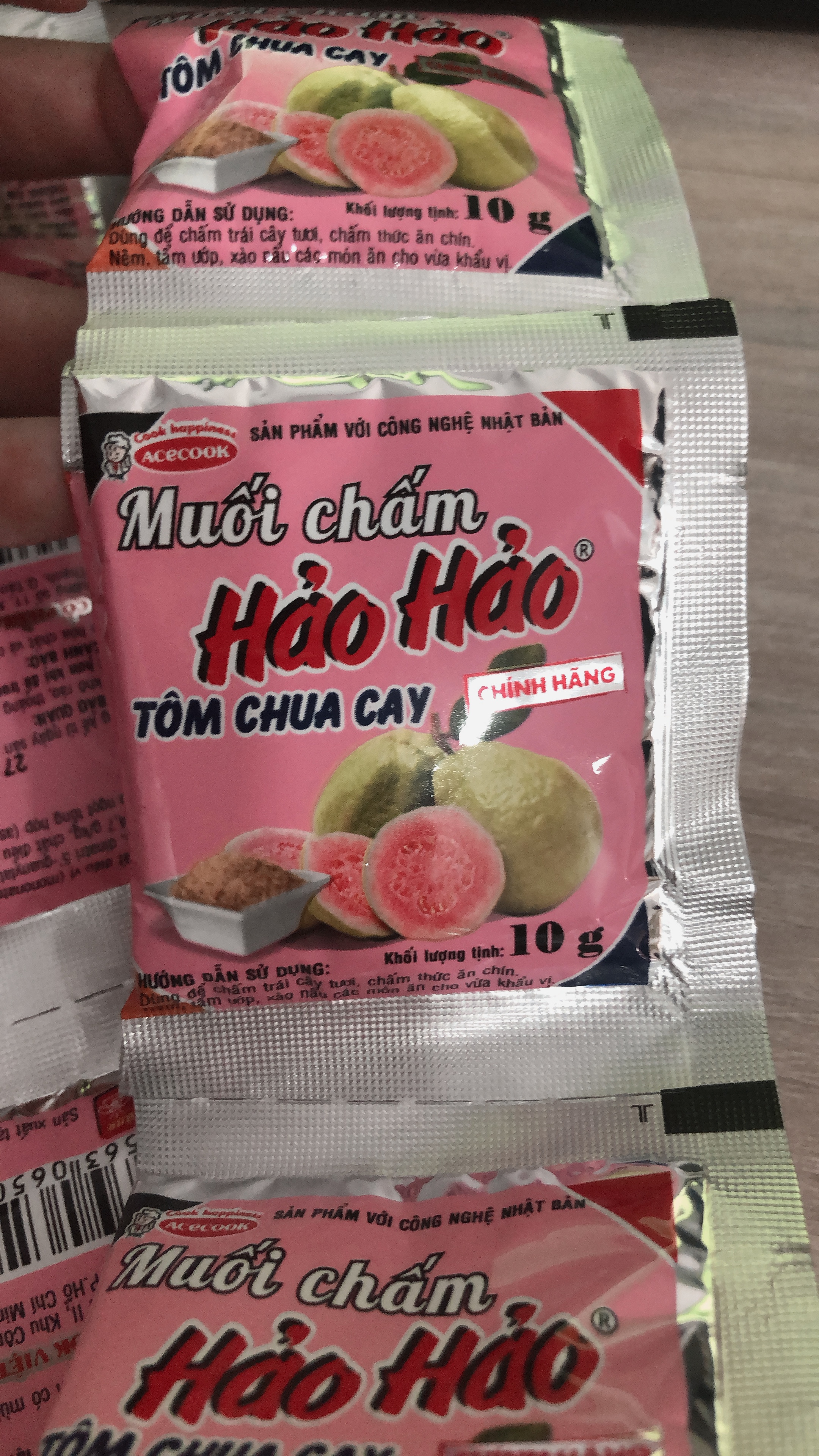 Muối chấm Hảo hảo tôm chua cay 50 gói x 10g