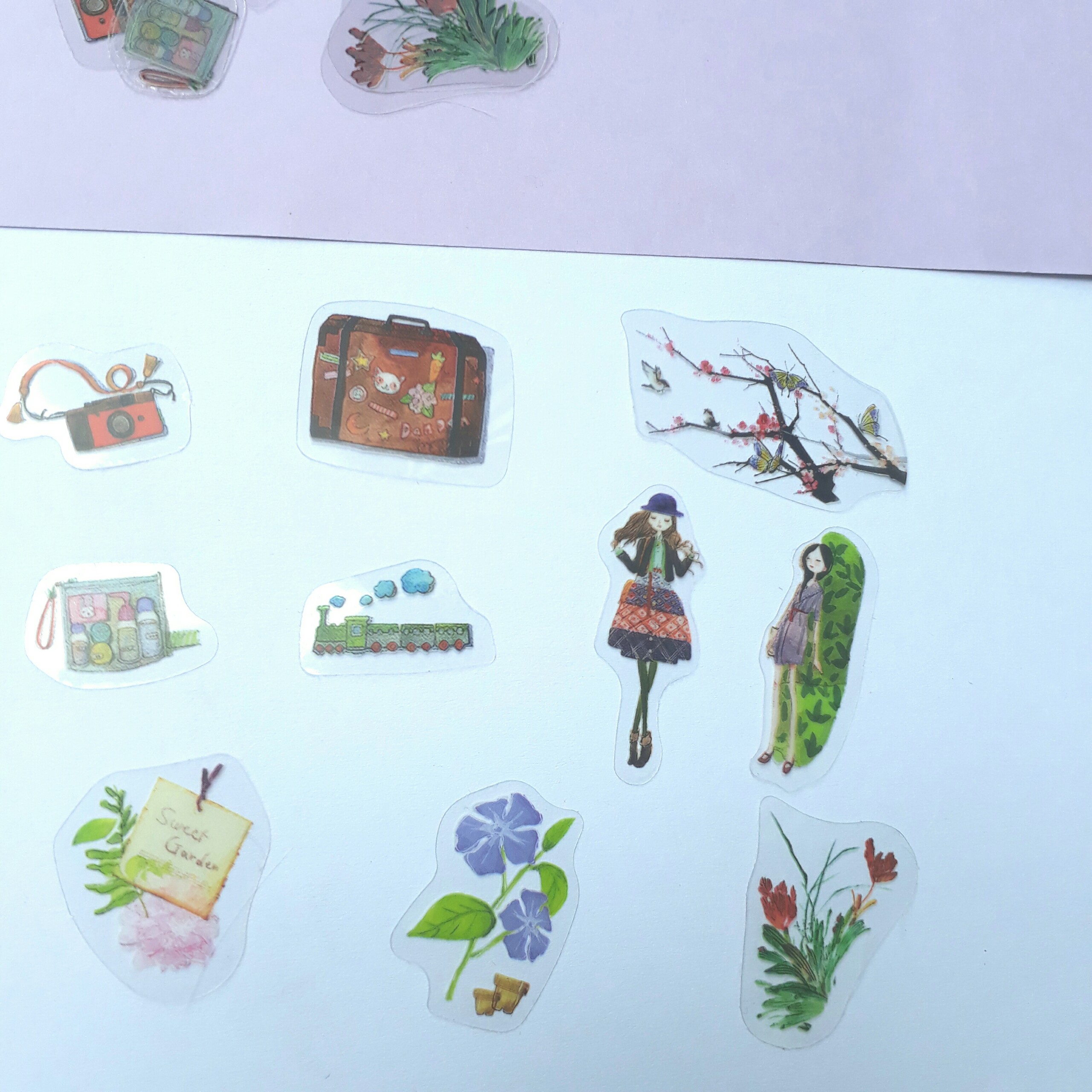 Bộ 48 Sticker Hình Dán mini Thanh Xuân