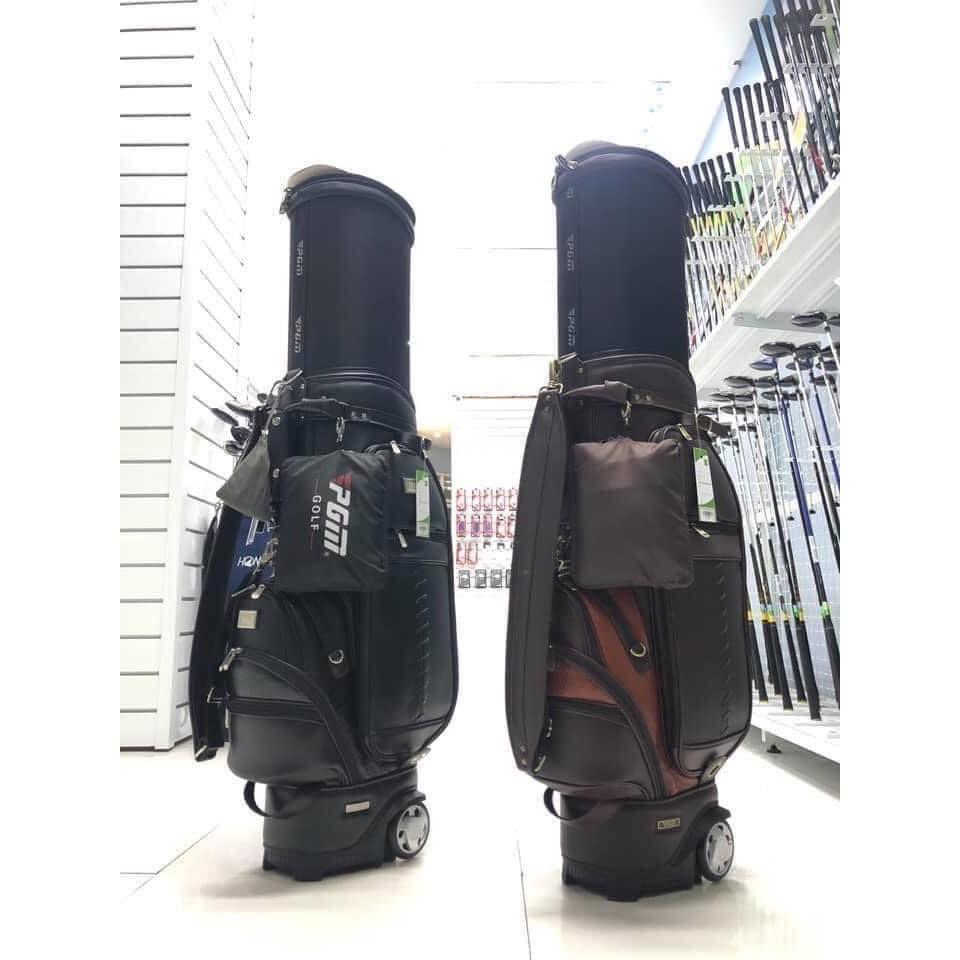 Túi Đựng Gậy Golf Da Kèm Khóa Số Chính Hãng PGM - Golf Bag