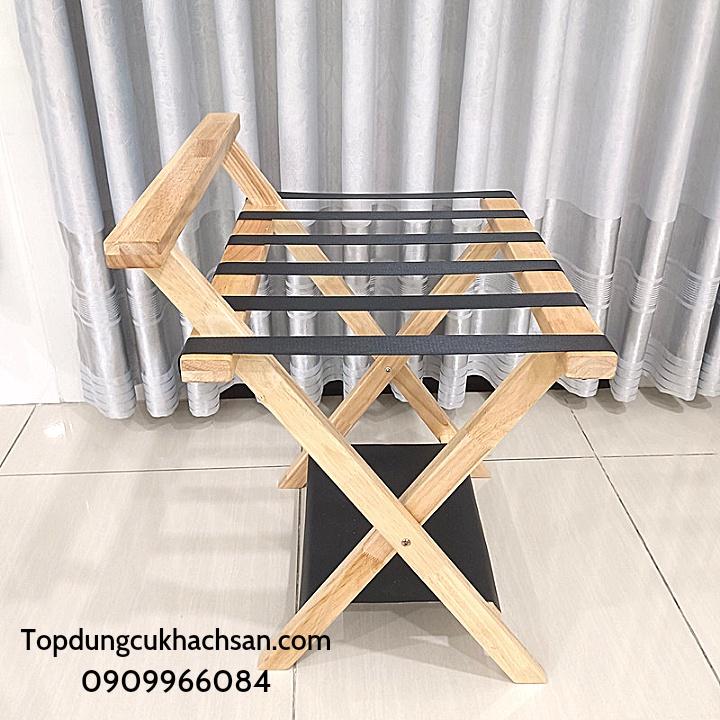 Giá/Kệ Để Hành Lý Khách Sạn Gỗ Xếp Gọn