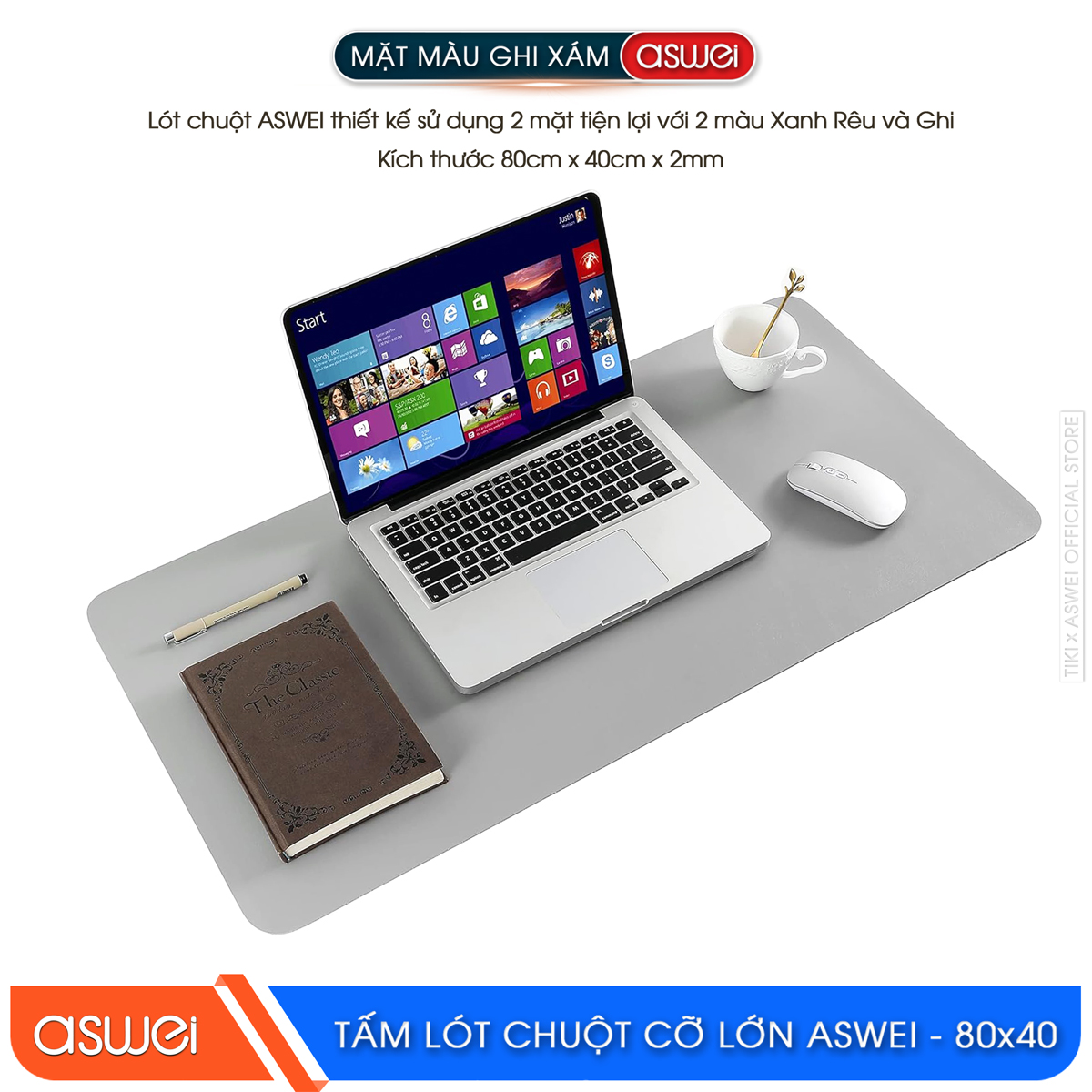 Lót Chuột Gaming ASWEI - Hàng Chính Hãng