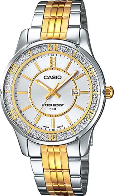 Đồng Hồ Nữ Dây Thép Không Gỉ Casio LTP-1358SG-7AVDF (39.5 x 32 mm)