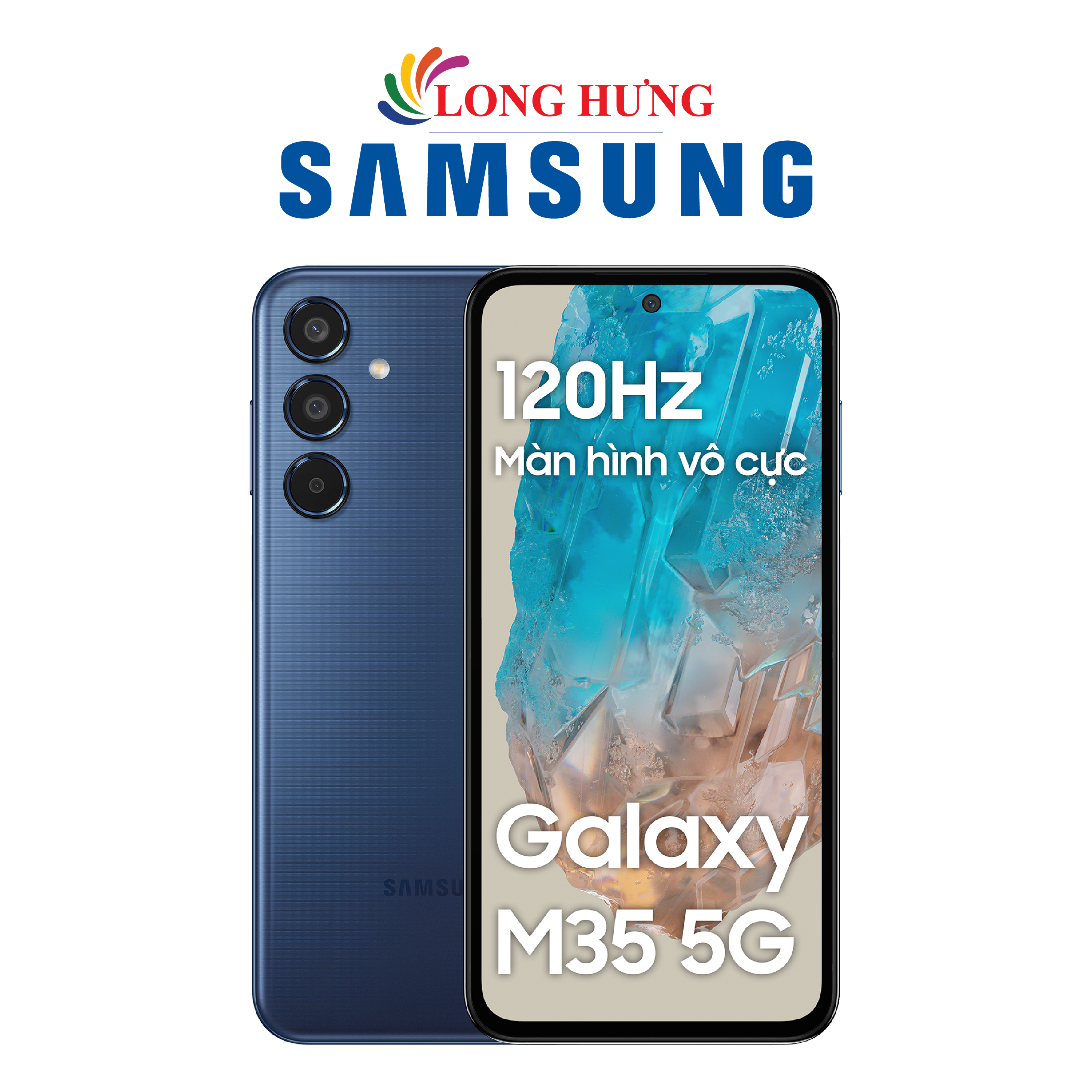 Điện thoại Samsung Galaxy M35 5G (8GB/128GB) - Hàng chính hãng