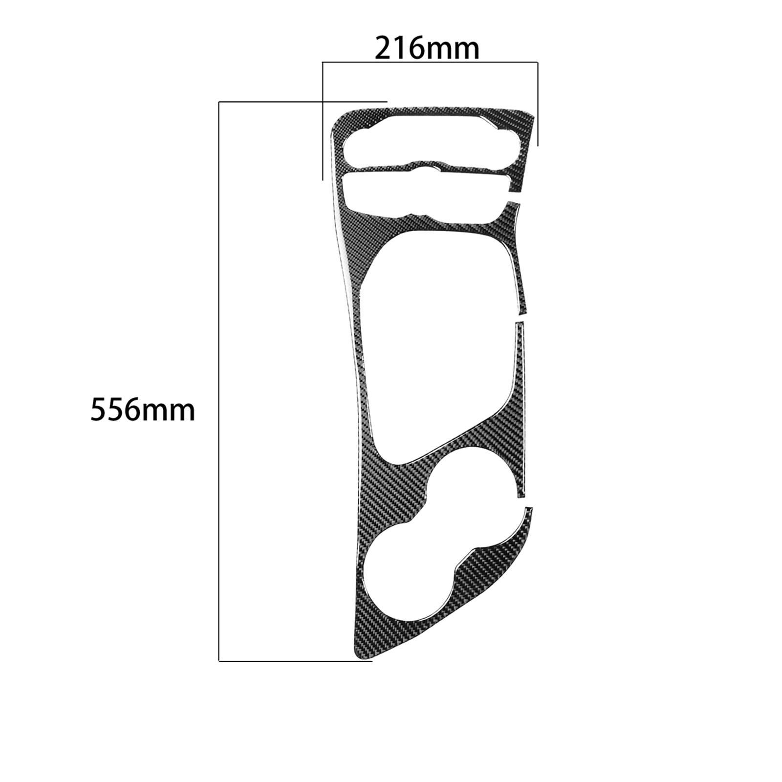 Center Console Gear Panel cover Carbon Fiber Spare Parts
