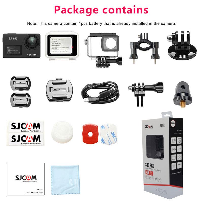 Camera hành động SJCAM SJ8 PRO Camera DV thể thao WiFi 4K 60FPS