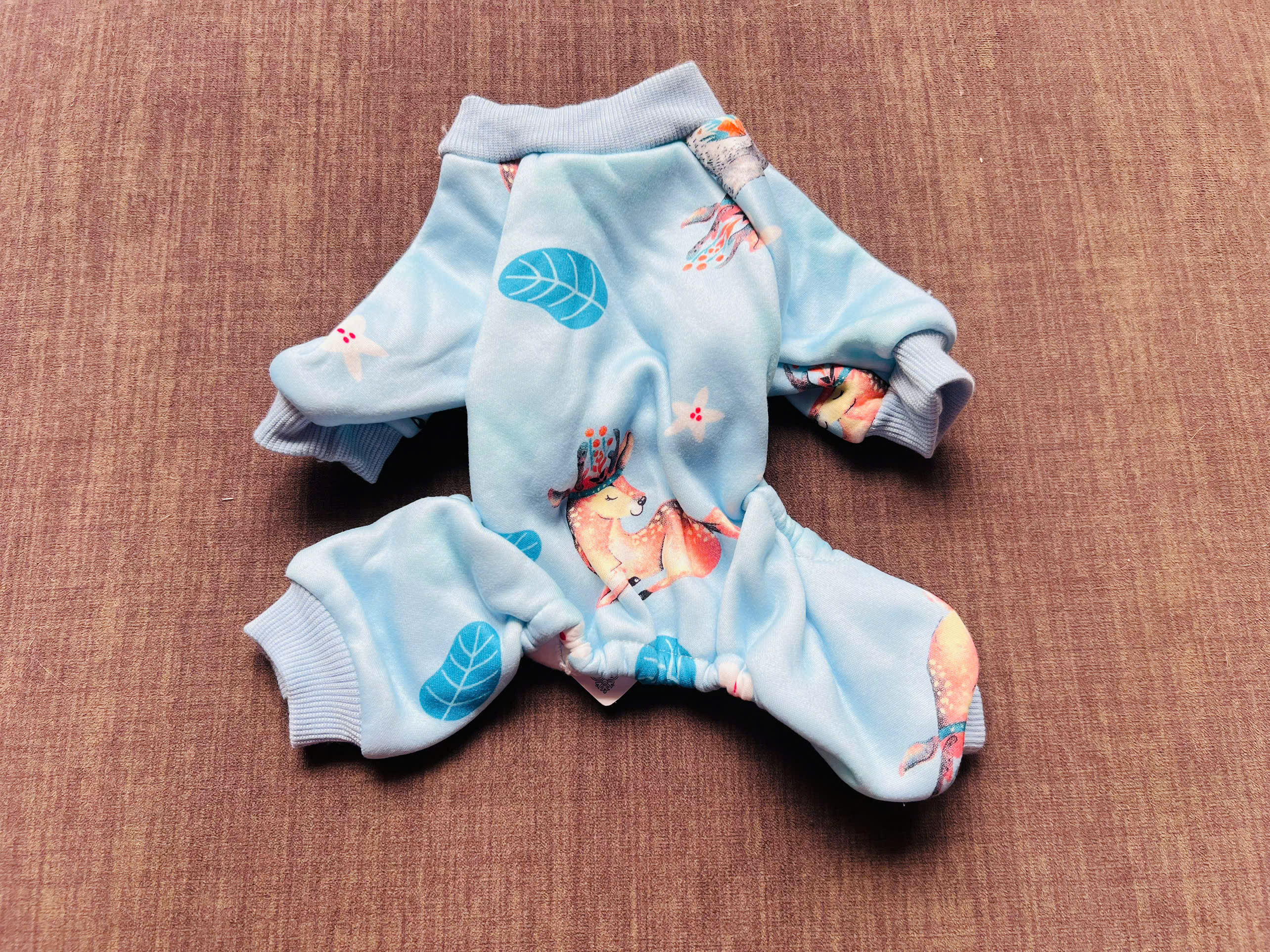 ÁO THUN NỈ HOẠ TIẾT NAI CUTE TỪ 1-4.5KG DÀNH CHO THÚ CƯNG CHÓ MÈO