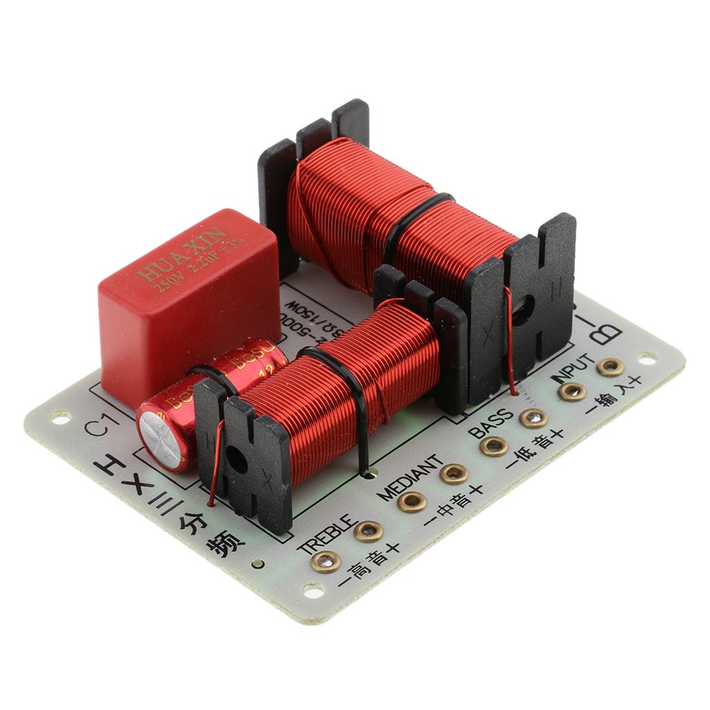 B-301 Treble Bass 3 Way Frequency Divider Audio Crossover Filters Board