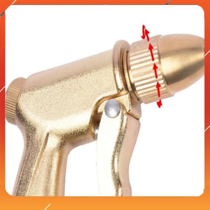 ️Evoucher Bộ dây vòi xịt nước rửa xe, tưới cây loại 3m, 5m 206701-1 đầu đồng, cút đồng,nối đồng+ túi đựng bút