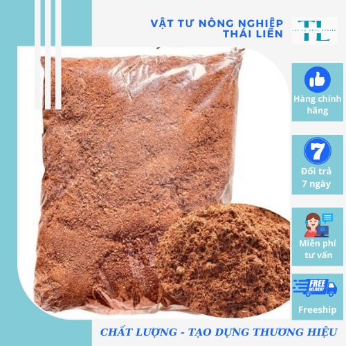 2 Kg Mụn Xơ Dừa Trồng Rau, Hoa Kiểng giá thể trồng cây - Ươm hạt giống, rau mầm (Đã Qua Xử Lý)