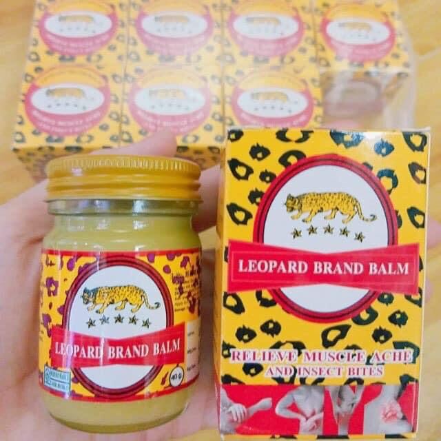 Dầu Cù Là Con Báo Leopard Brand Balm 40g Thái Lan