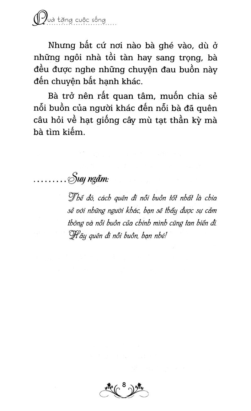 Quà Tặng Cuộc Sống - Hạt Giống Tâm Hồn - Thuốc Chữa Đâu Buồn