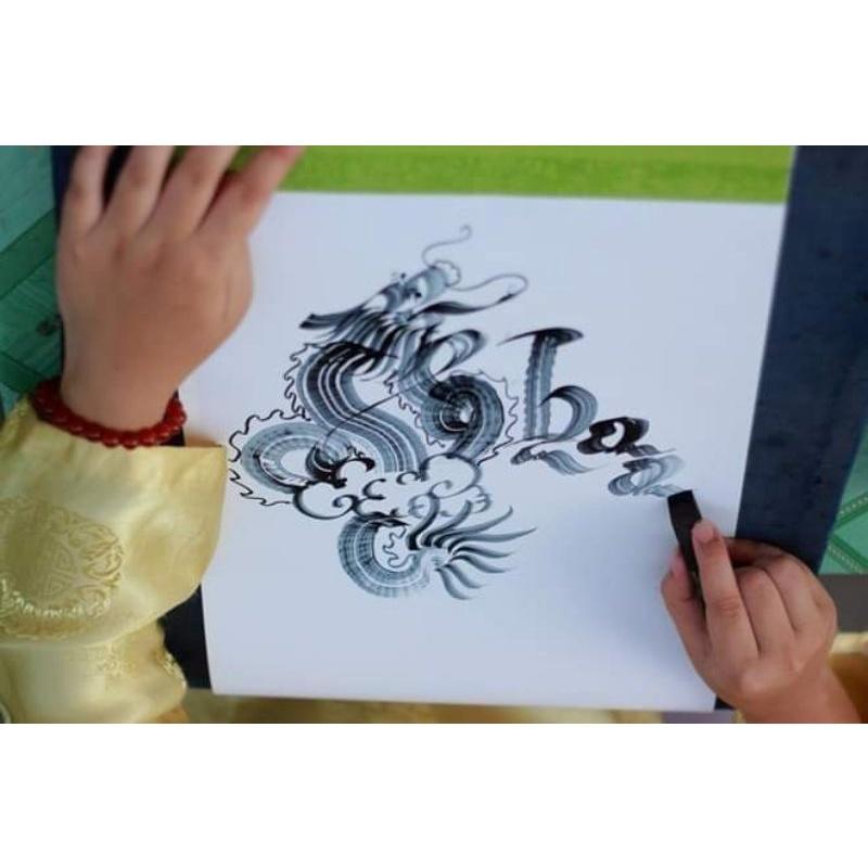 Bút gỗ viết thư pháp