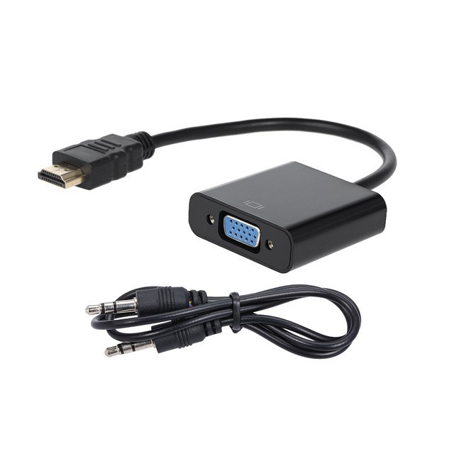 Cáp HDMI Ra VGA Có Dây Audio HDMI to VGA dây chuyển đổi từ hdmi sang vga