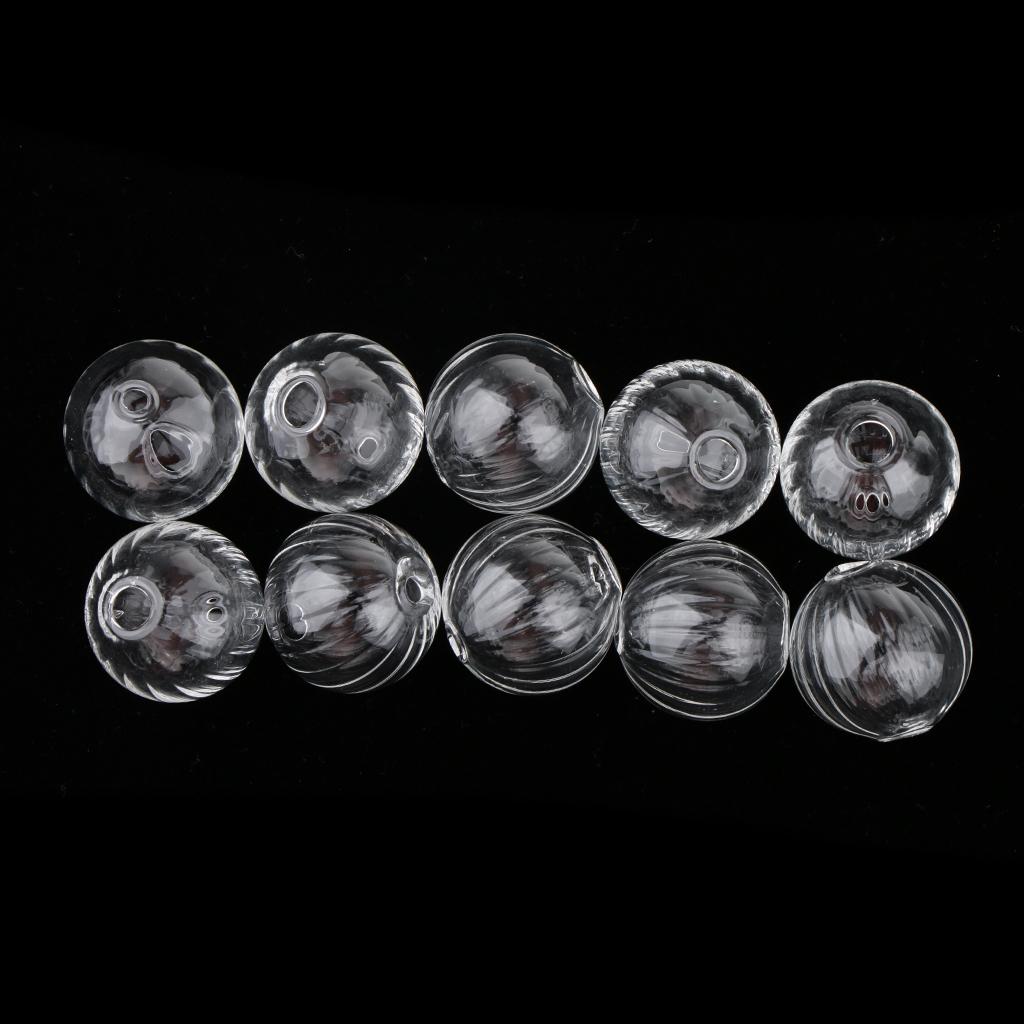 Hand-made Glass Ball Covers Bottle Charms Pendant DIY Jewelry Makings 10mm