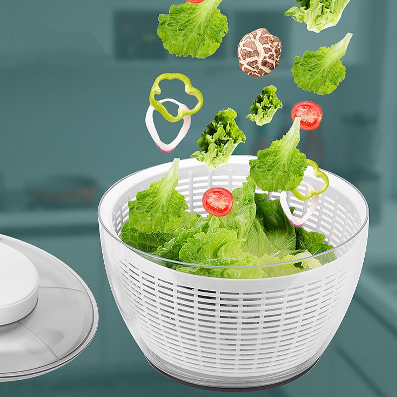 Máy rửa rau củ quả phương pháp li tâm bằng điện Dehydrator Merit dung tích 6L cao cấp