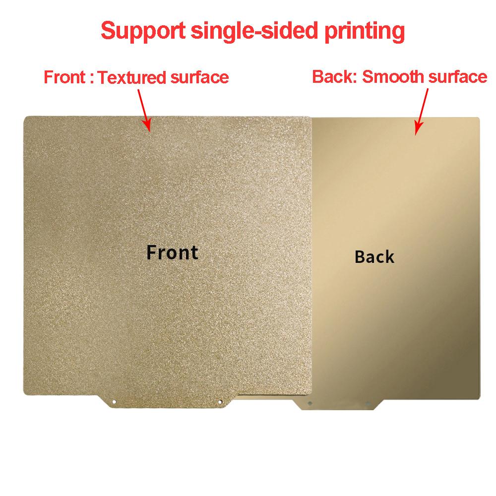 Máy in 3D Kingroon Tờ thép lò xo PEI 180x180 /235x235 PEI Flexble Bed cho KP3S Ender 3 CR10 Tấm xây dựng Tấm xây dựng