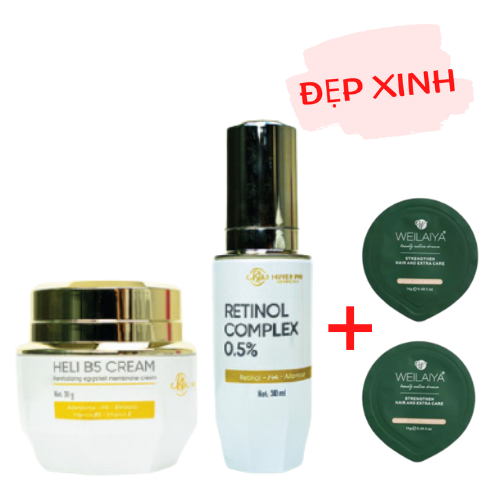 Combo phục hồi da cao cấp Huyền Phi Tặng Kèm Gội Mini Weilaiya Ngẫu Nhiên