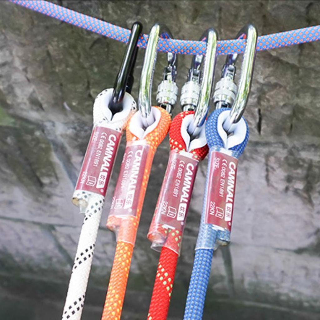 2x 10.5mm Prusik Sewn Eye-to-eye Pre-Sewn Rock Climbing Arborist Mountaineering General Outdoor Use CE Certificated