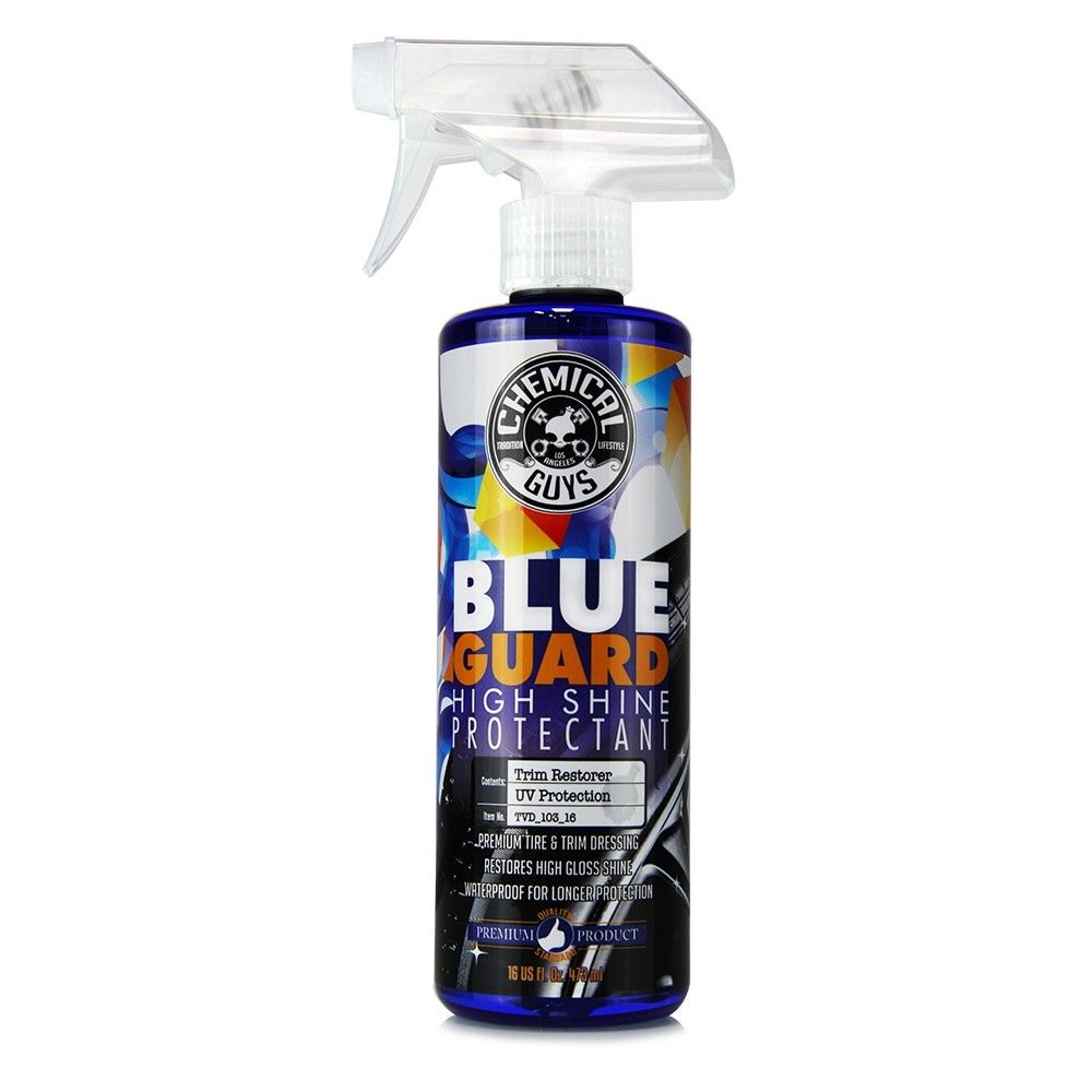 BẢO DƯỠNG PHỤC HỒI ĐỘ MỚI, BÓNG CHO NHỰA VÀ CAO SU CHEMICAL GUYS BLUE GUARD II WET LOOK PREMIUM DRESSING 16OZ 473ML