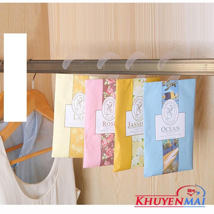 Túi thơm treo tủ quần áo, hương thơm dễ chịu 21,5*14cm, 30g