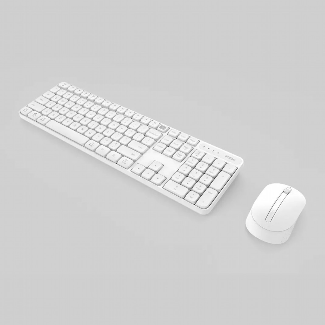 Bộ bàn phím & chuột không dây Xiaomi Ecological Chain MIIIW 104 Phím 2.4GHz Bàn phím USB Chuột thiết kế chống trượt cho văn phòng