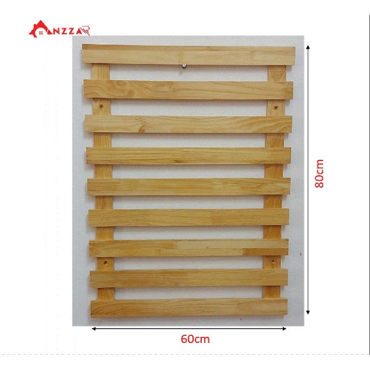 Kệ gỗ trang trí, kệ gỗ thông treo tường trồng hoa, cây cảnh decor ban công đẹp AZ-05