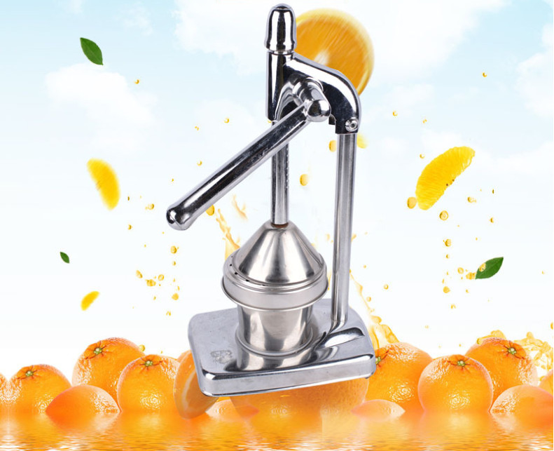 Máy ép cam inox cầm tay Juicer -Blue0079 tặng kèm lô 4 bàn chải đánh răng MUJI1179 Nhật Bản