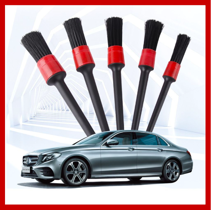 Combo 5 chổi vệ sinh xe đa năng xe ô tô - Có đủ chổi cho việc vệ sinh, chăm sóc xe với 5 loại khác nhau.