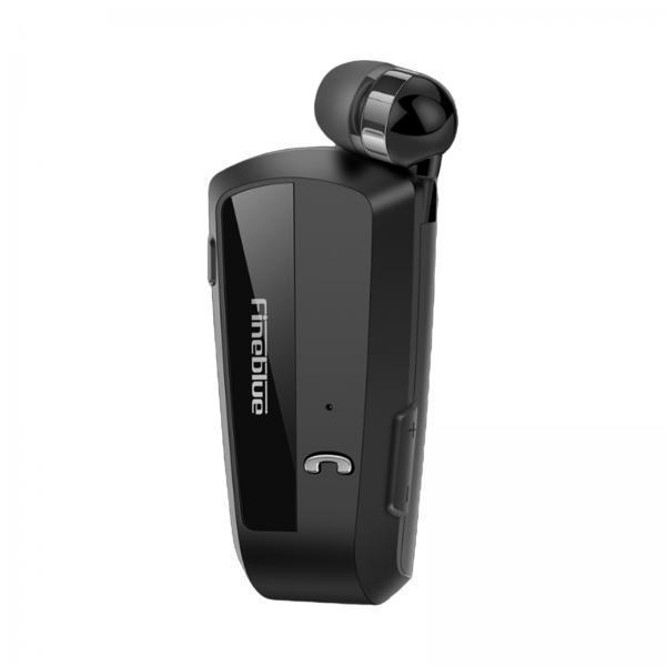 2xFineBlue F990 Wireless Bluetooth Headset Business Earphone Black No Box