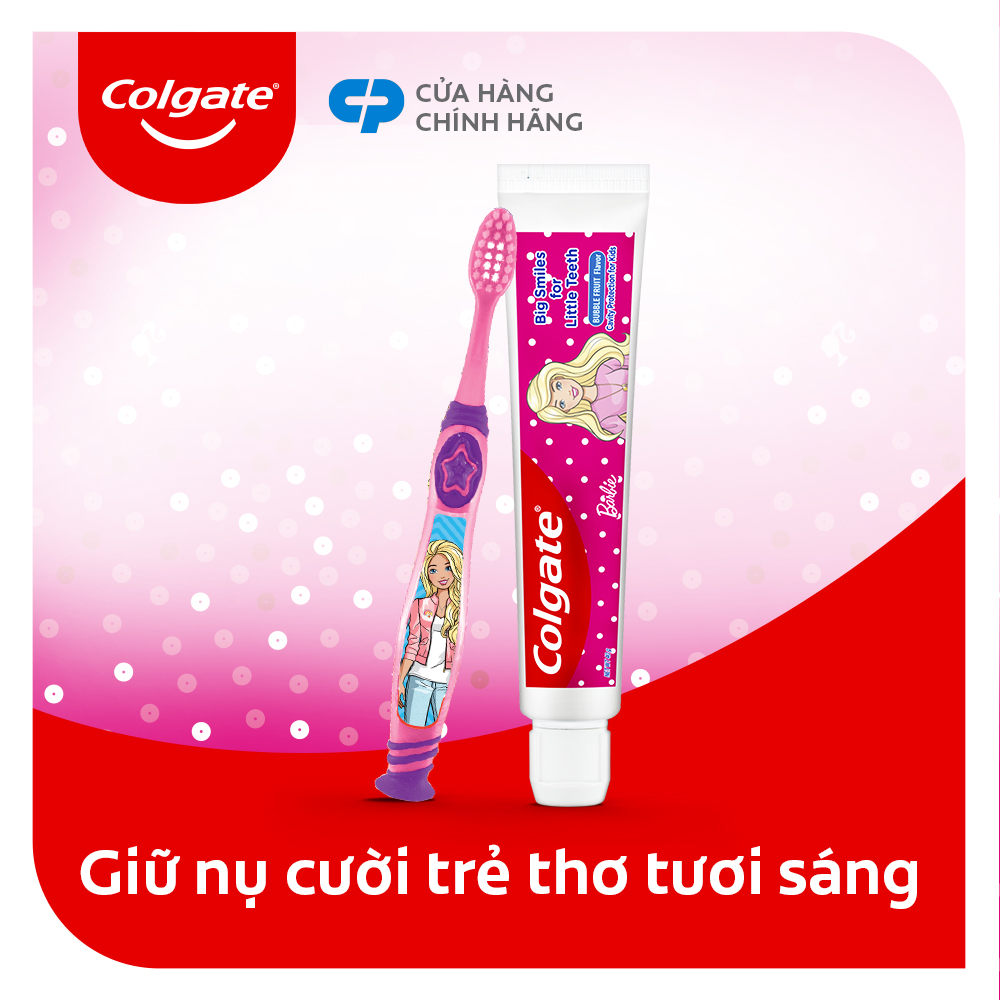 Kem đánh răng Colgate Barbie hương dâu dành cho trẻ 40g