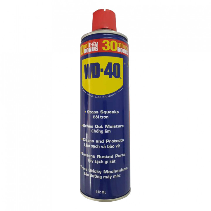 Hình ảnh Dầu Bôi Trơn Chống Rỉ Sét Làm Sạch Thẩm Thấu Chống Ẩm Bảo Vệ WD-40 (412ml)