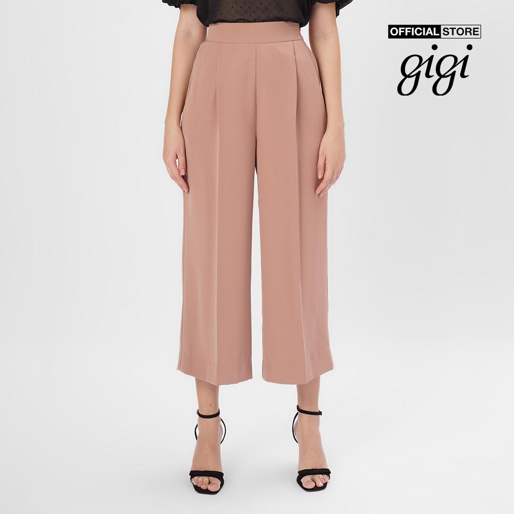 GIGI - Quần culottes nữ xếp li Deep Pleat G3206T211315