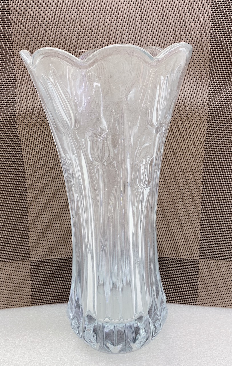 Bình cắm hoa thủy tinh đáy tròn cao 30cm - ANTH504