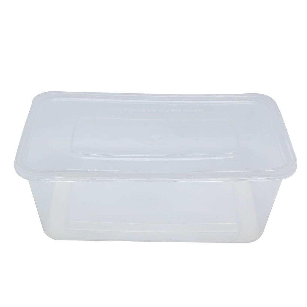 Hộp Nhựa Chữ Nhật Dung Tích 750ml 5 Cái UBL KS0277