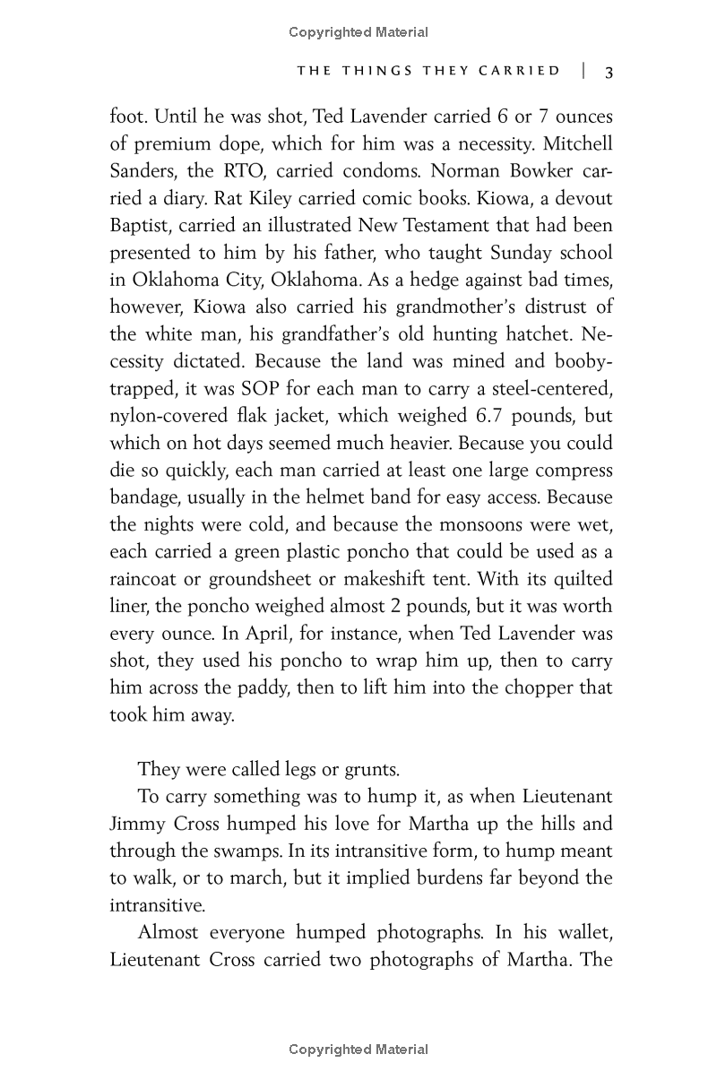 Sách ngoại văn: The Things They Carried