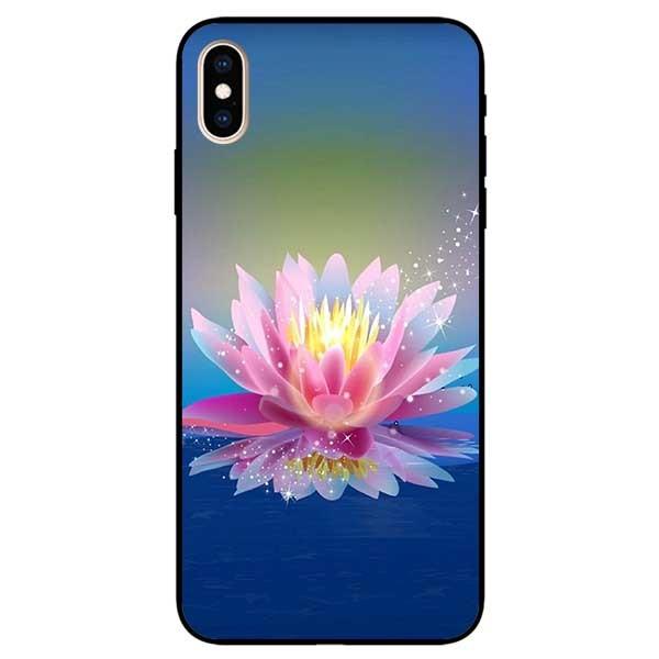 Ốp lưng dành cho Iphone X / Xs - Iphone Xs Max - Iphone Xr mẫu Sen Xanh Hồng