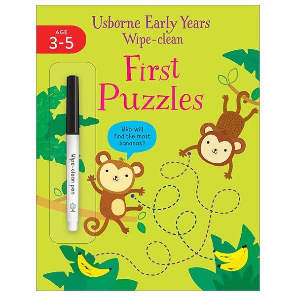 Usborne Early Years Wipe-Clean First Puzzles